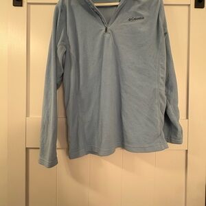 Columbia Sky Blue Quarter-Zip Pullover